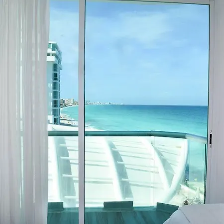 Lovely Studio At The Beach, Stunning Ocean View #1209 Cancún Exterior foto